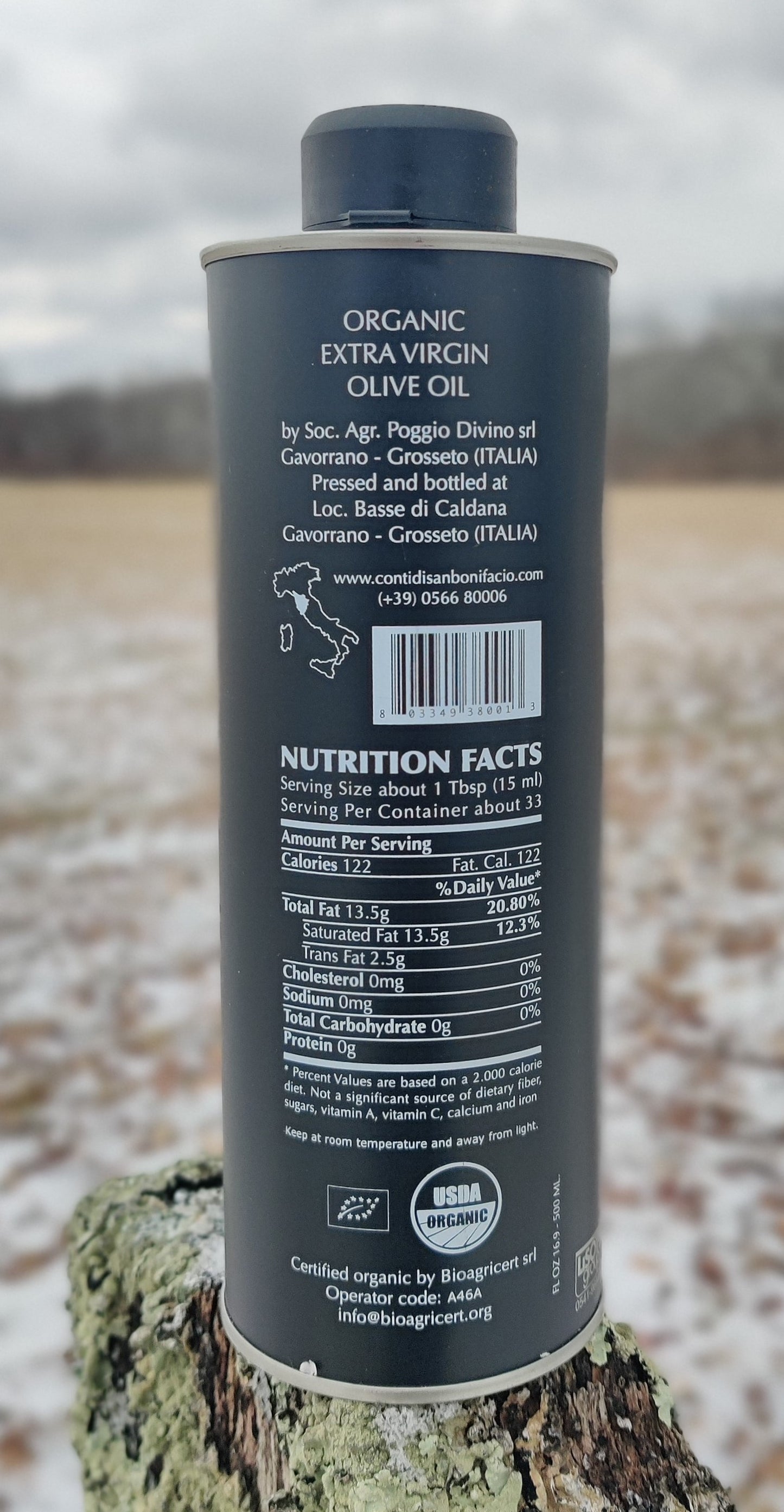 Organic Tuscan Olive Oil